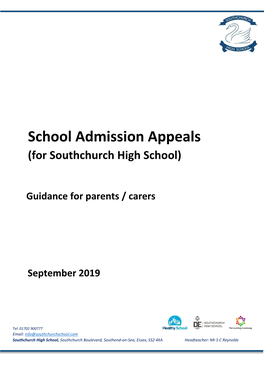 School Admission Appeals