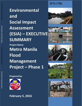 Metro Manila Flood Management Project - Phase 1