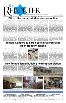 Temple Concord to Participate in Sacred Sites Open House