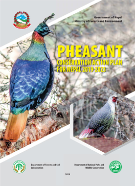 Pheasant Conservation Action Plan 2019.Indd