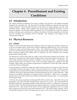 Chapter 4 - Presettlement and Existing Conditions