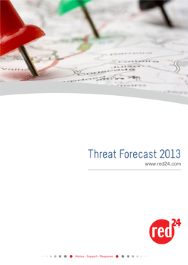 Red24 Threat Forecast 2013