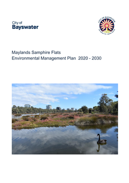 Maylands Samphire Flats Environmental Management Plan 2020 - 2030