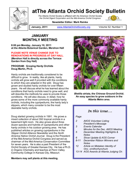 2011-01 Atlos Newsletter