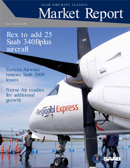 Rex to Add 25 Saab 340Bplus Aircraft