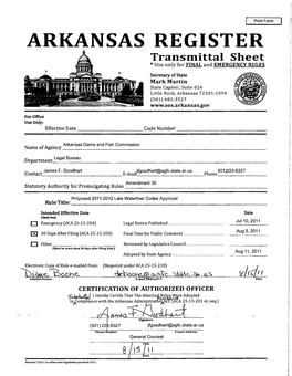 Arkansas Register