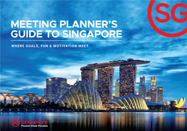 Meeting Planner's Guide to Singapore