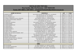 ESCOLAS DRE PIRITUBA CEI CEU Rua Aurélia, 996, Vila Romana