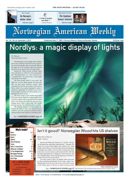 Nordlys: a Magic Display of Lights