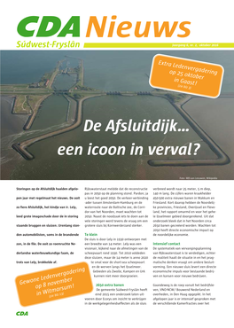 De Afsluitdijk… Een Icoon in Verval?