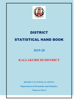 District Statistical Hand Book 2019-20