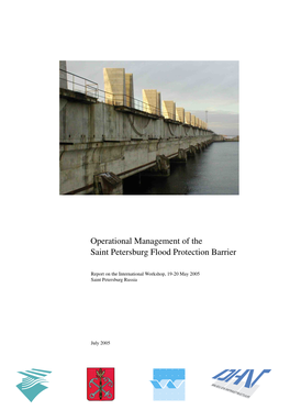 Operational Management of the Saint Petersburg Flood Protection Barrier