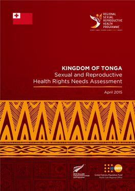 Kingdom of Tonga: Sexual and Reproductive Health