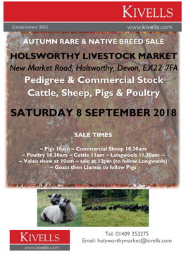Pedigree & Commercial Stock Cattle, Sheep, Pigs & Poultry