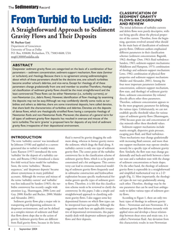 From Turbid to Lucid: a Straightforward Approach to Sediment Gravity Flows and Their Deposits