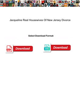 Jacqueline Real Housewives of New Jersey Divorce