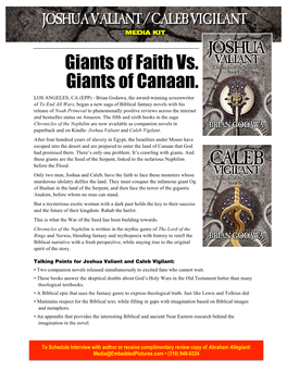 Giants of Faith Vs. Giants of Canaan