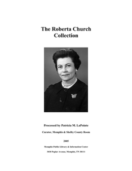 Roberta Church Collection