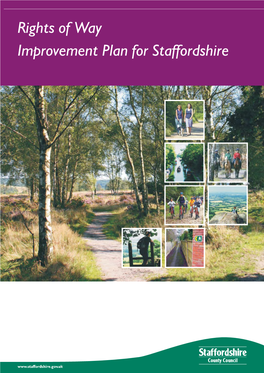 Rights of Way Improvement Plan for Staffordshire
