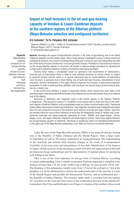 Impact of Fault Tectonics to the Oil-And-Gas-Bearing Capacity Of