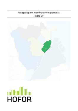 Ansøgning Om Medfinansieringsprojekt: Indre By