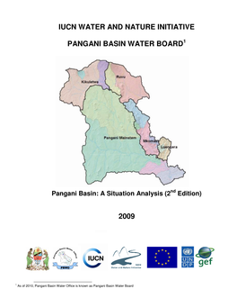 Pangani Basin Water Board1 1 Panganipanganipangani Basin Basinbasin Water Waterwater Board Boardboard1