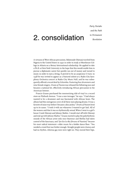 2. Consolidation Revolution