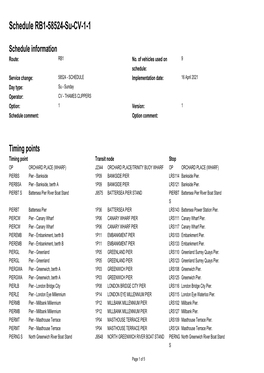 Standard Schedule RB1-58524-Su-CV-1-1