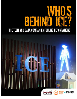 Who's Behind ICE? the Tech Companies Fueling