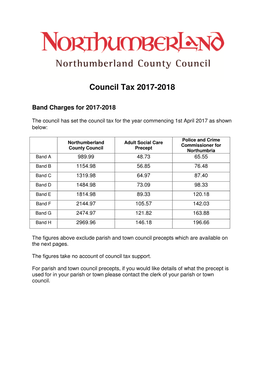 Council Tax 2017-2018