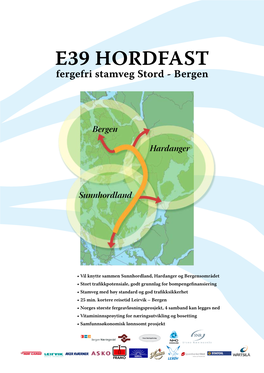 E39 HORDFAST Fergefri Stamveg Stord - Bergen