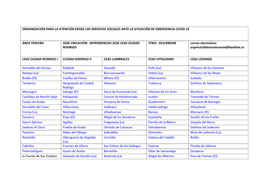 Organización Para La Atención Desde Los Servicios Sociales Ante La Situación De Emergencia Covid 19