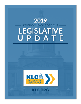 2019 Legislative Update