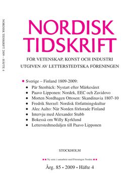 Nordisk Tidskrift 4/09 (PDF 616