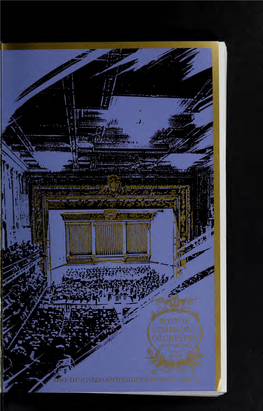 Boston Symphony Orchestra Concert Programs, Season 108, 1988-1989