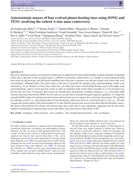 Asteroseismic Masses of Four Evolved Planet-Hosting Stars Using SONG and TESS: Resolving the Retired A-Star Mass Controversy