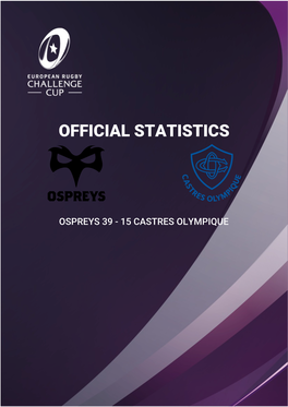 Official Match Statistics