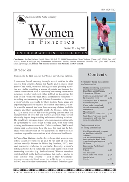 SPC Women-In-Fisheries Information Bulletin