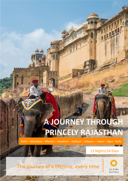 A Journey Through Princely Rajasthan