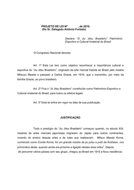 O Jiu Jitsu Brasileiro” Patrimônio Esportivo E Cultural Imaterial Do Brasil