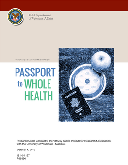 The VA Passport to Whole Health Comprehensive Guidelines