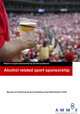 Sponsorship by Alcohol Producers Alcohol Related Sport Sponsorship