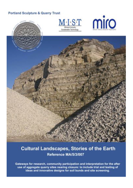 Cultural Landscapes – Stories of the Earth