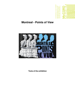 Montreal - Points of View