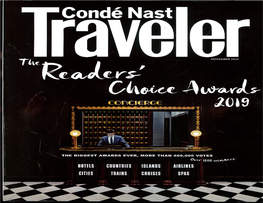 Conde Nast Traveler November