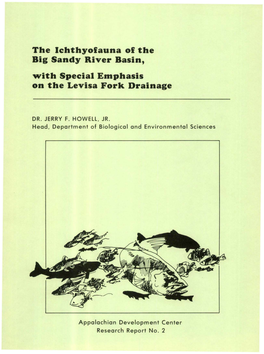 The Lchthyofauna of the Big Sandy River Basin, with Special Emphasis on the Levisa Fork Drainage