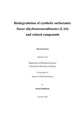 LAS) and Related Compounds