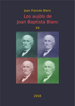 Joan Franc S BLANC. Los Auj Ls De Joan Baptista Blanc XV.Pdf