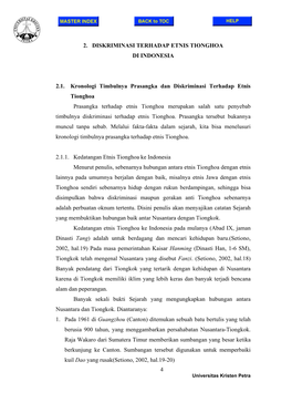 2. Diskriminasi Terhadap Etnis Tionghoa Di Indonesia