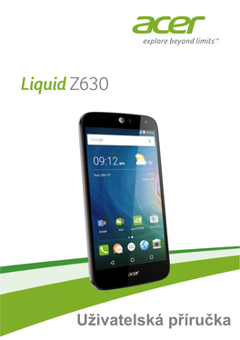 Acer Liquid Z630 Duo Model: T03 Tato Revize: 08/2015